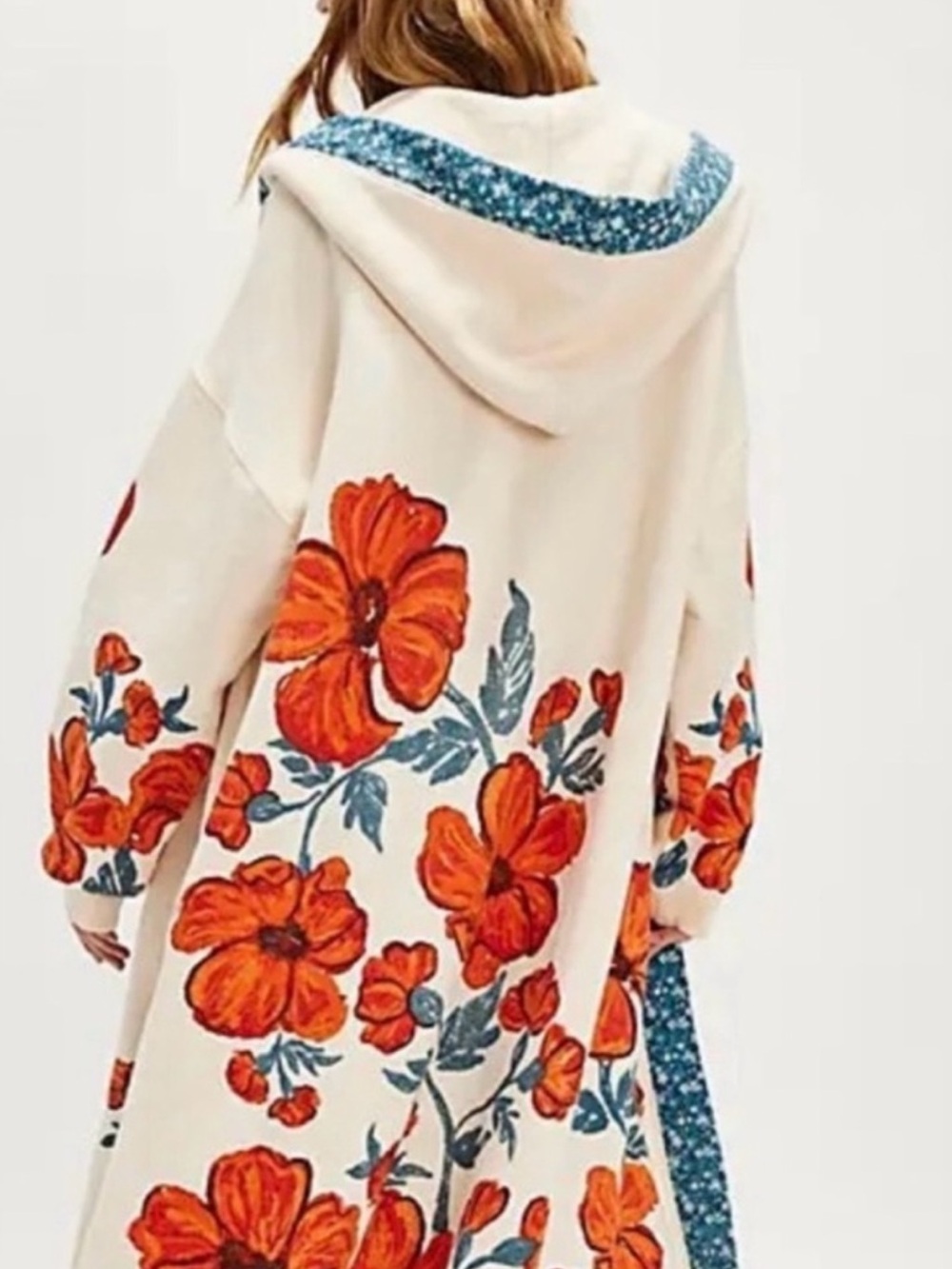 Free People Super Bloom Cardi. NWT. Size xl. - size tag is incorrect. - Picture 2 of 8